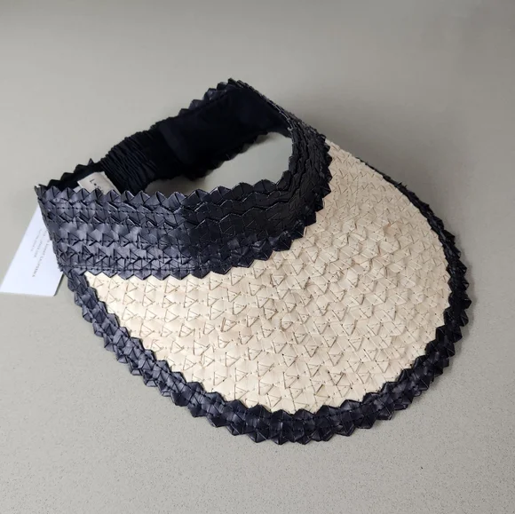 L*SPACE Maloma Hat - NATURAL/BLACK **NEW - Picture 2 of 9